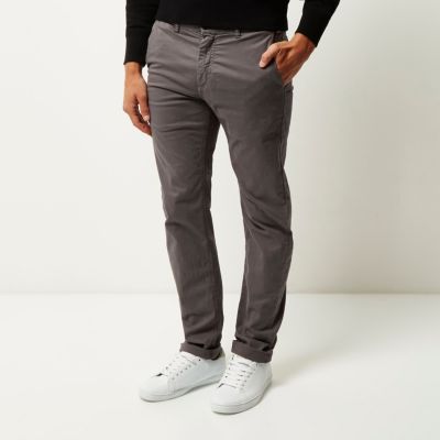 Dark grey Franklin & Marshall chino trousers